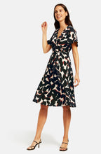 Bold Print Wrap Dress