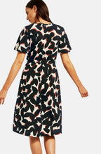 Bold Print Wrap Dress