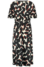 Bold Print Wrap Dress