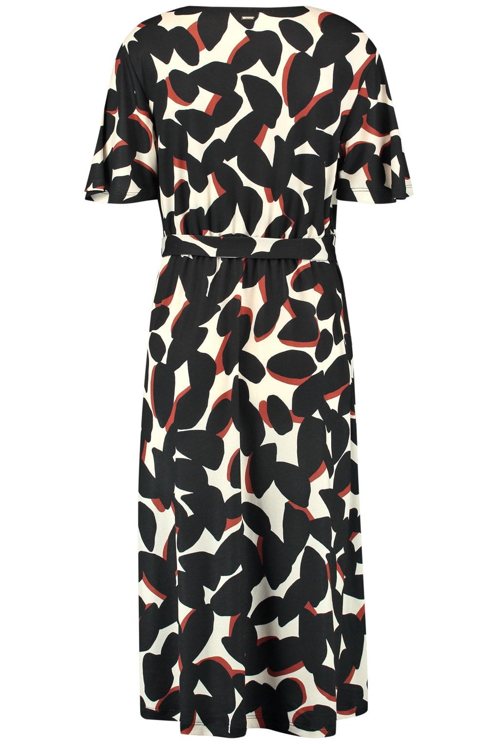 Bold Print Wrap Dress