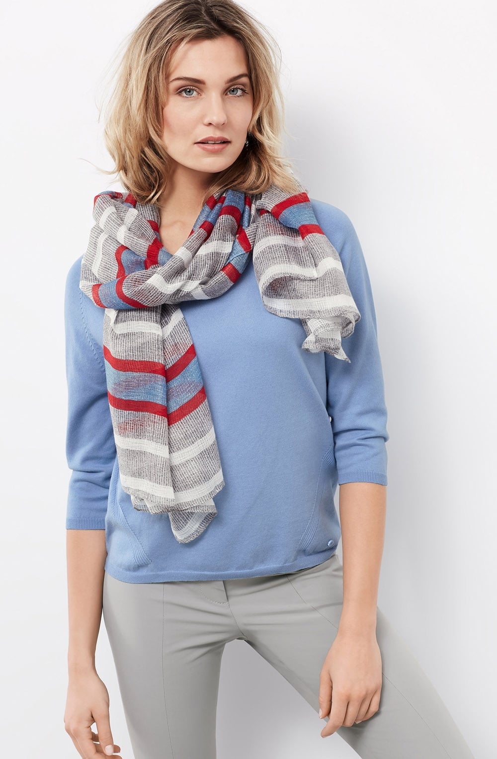 Bold Striped Scarf