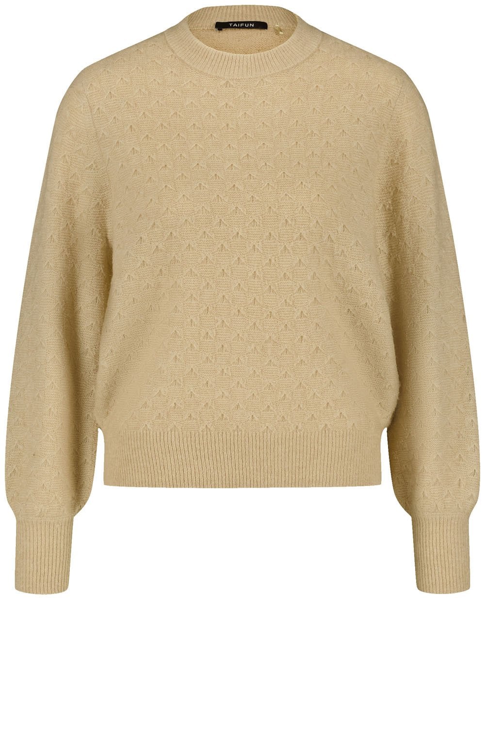 Camel Textured Knit Jumper