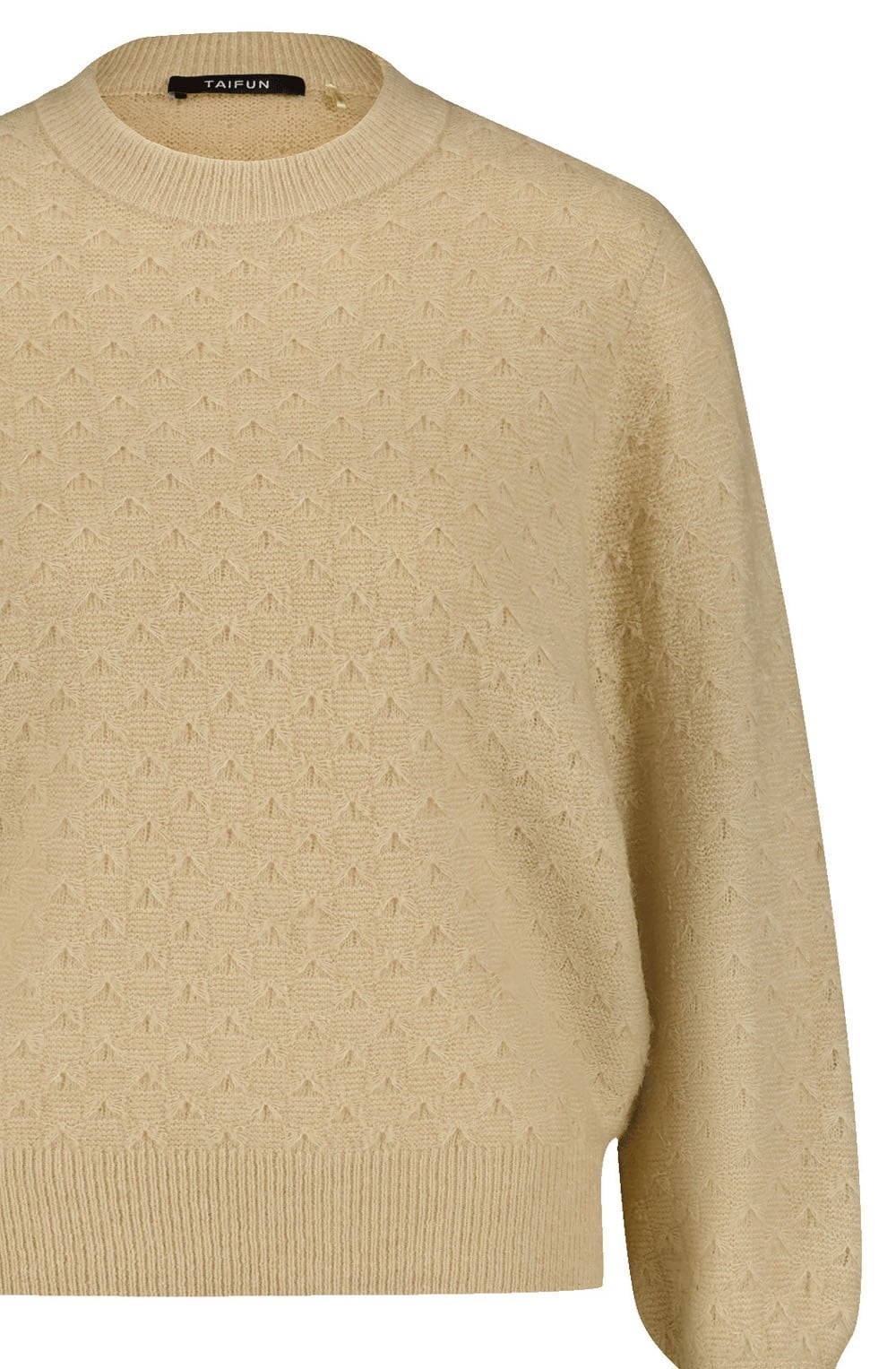 Camel Textured Knit Jumper