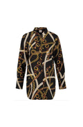 Chain Print Blouse