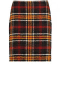 Check Knit Skirt