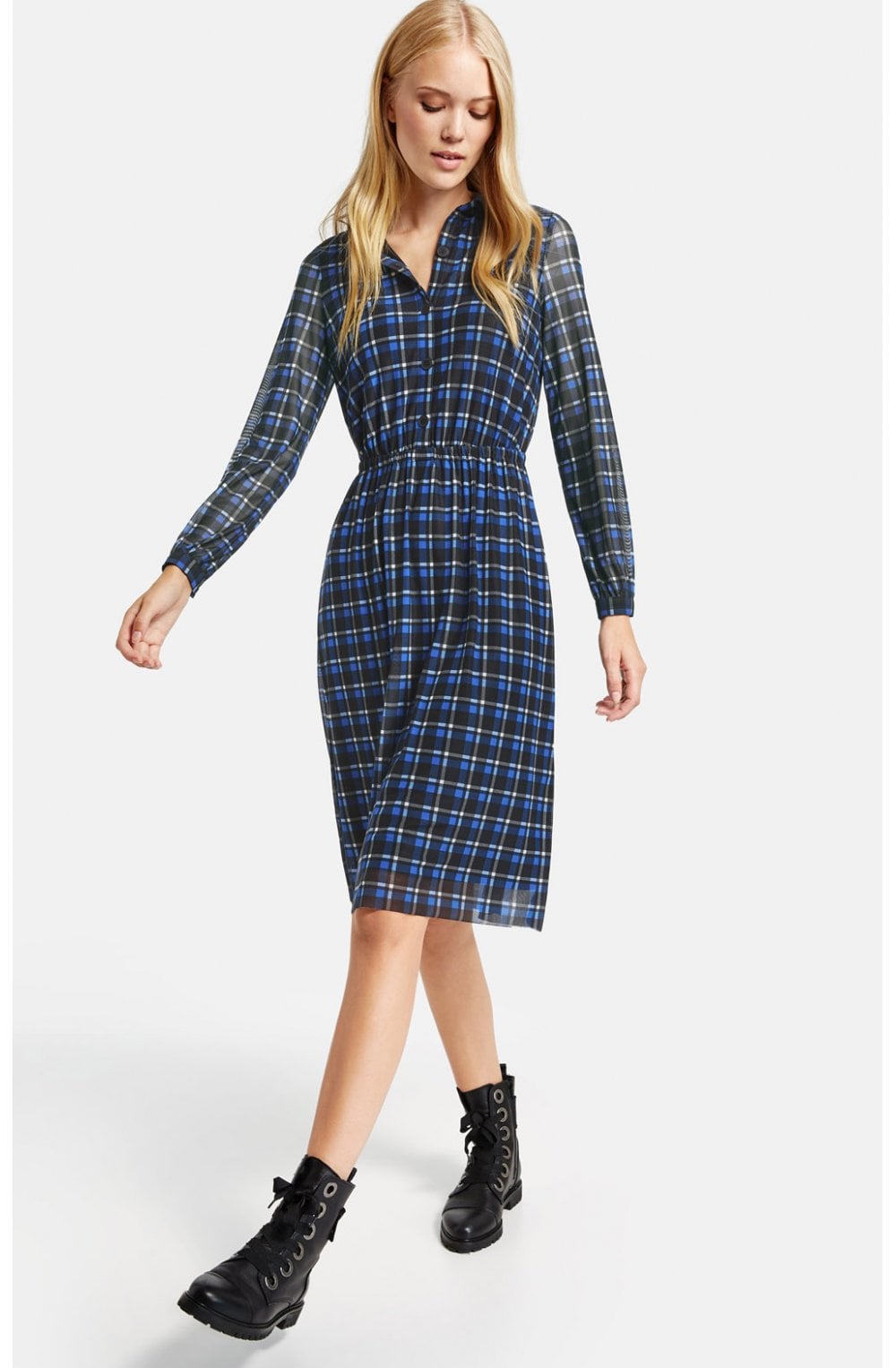Check Print Dress