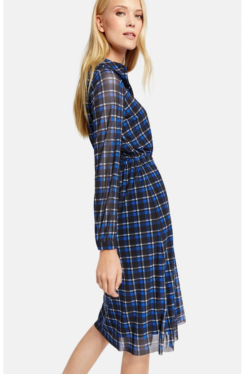 Check Print Dress