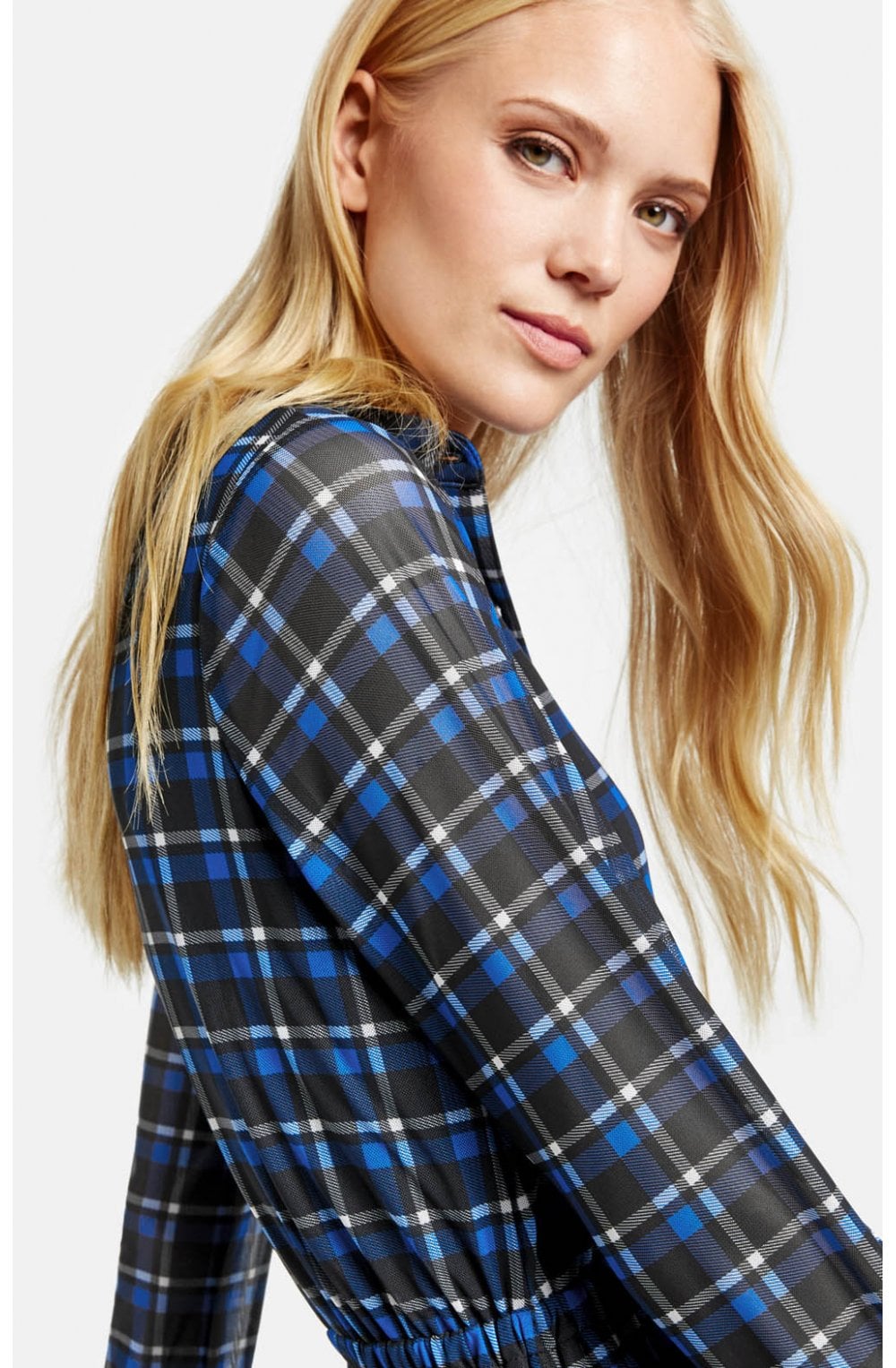 Check Print Dress