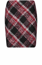 Check Print Knit Skirt