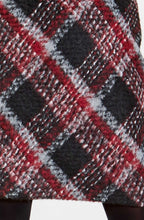 Check Print Knit Skirt