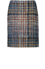 Check Print Knit Skirt