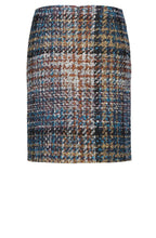 Check Print Knit Skirt