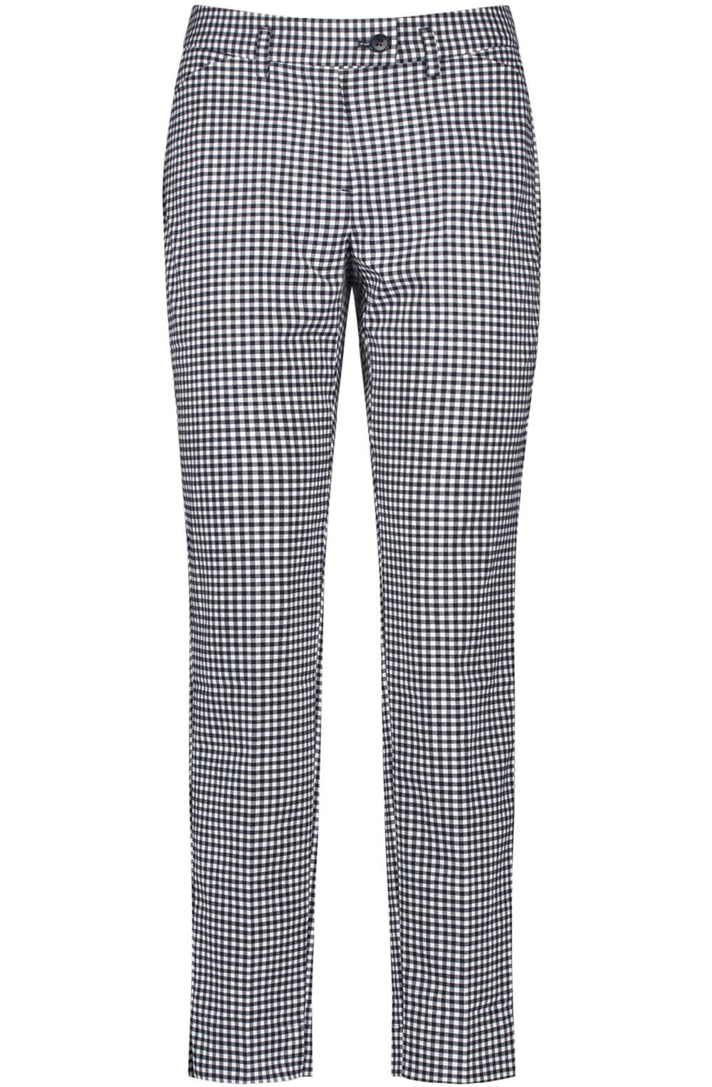 Check Print Trousers