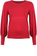 Cherry Wine Bell Sleeve Jumper