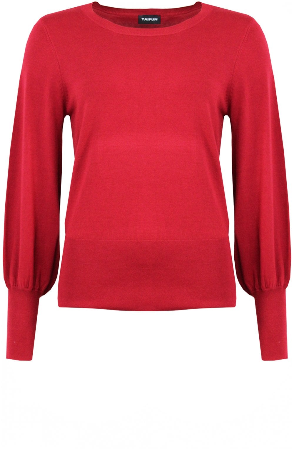 Cherry Wine Bell Sleeve Jumper