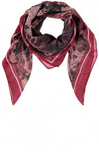 Cherry Wine Bird Print Scarf