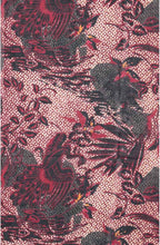 Cherry Wine Bird Print Scarf