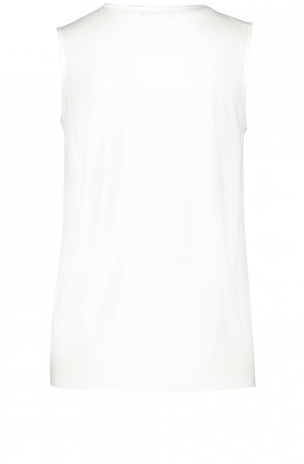Chiffon Front Sleevelss Top