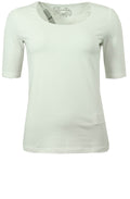 Classic round neck t shirt Cream