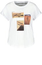Classic T Shirt with Desert Design