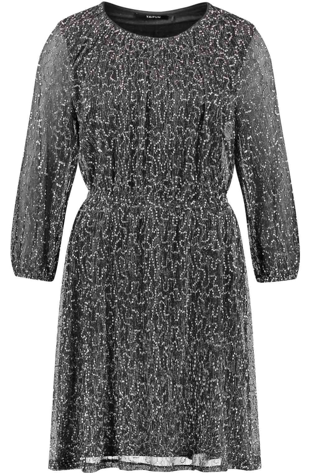 Coal Grey Shimmer Dress