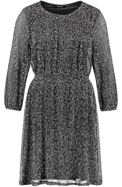 Coal Grey Shimmer Dress