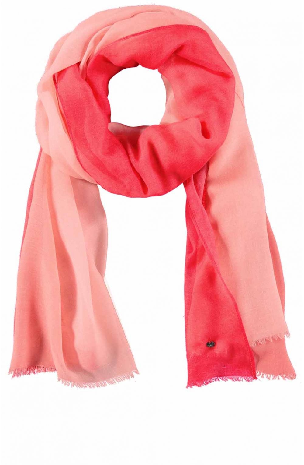 Coral Faded Effect Scarf