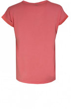 Coral Floral Design Top