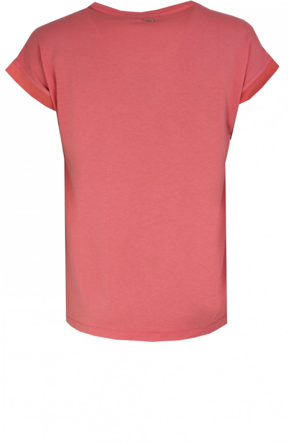 Coral Floral Design Top
