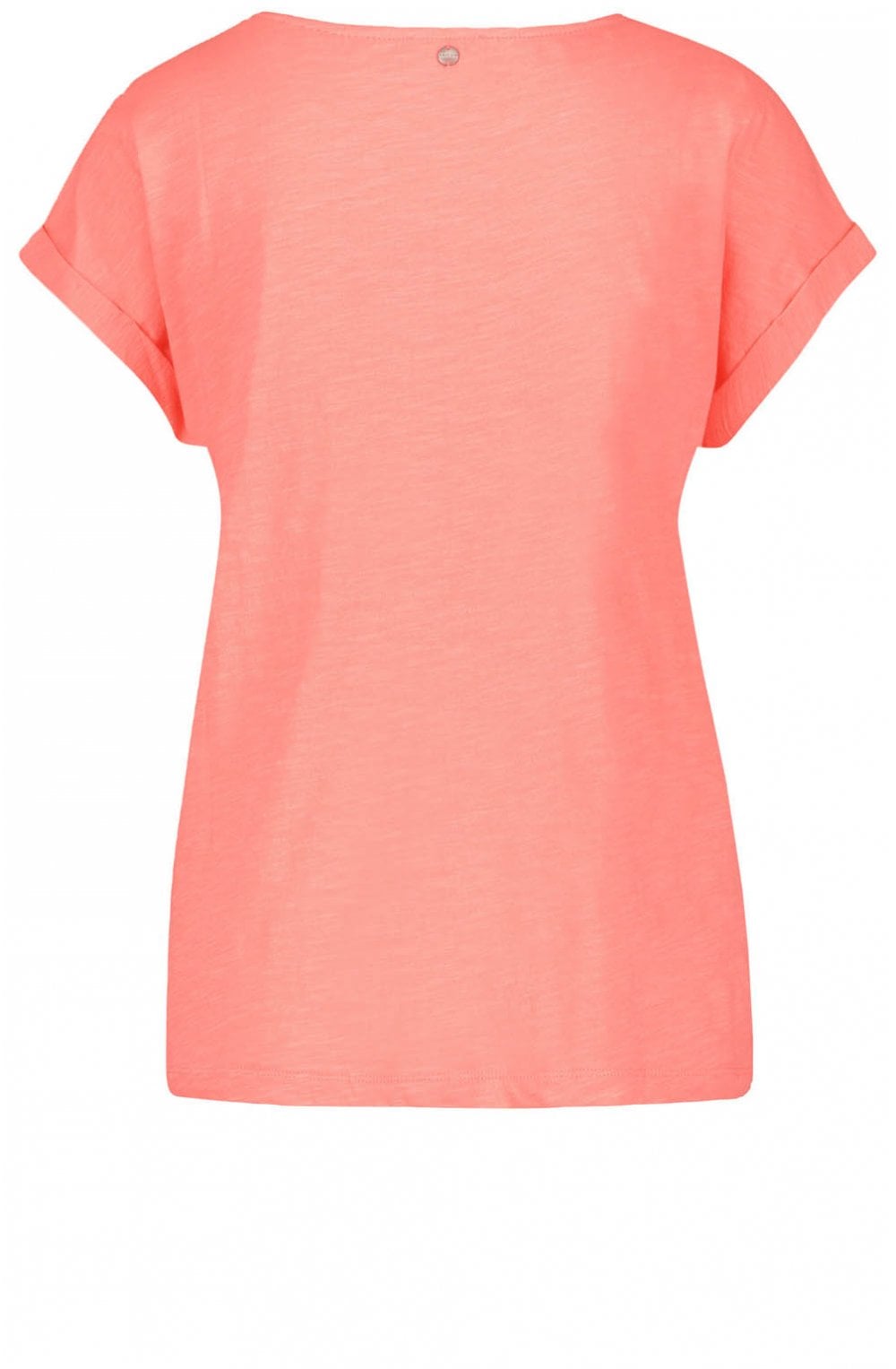 Coral & Metallic Gold T Shirt