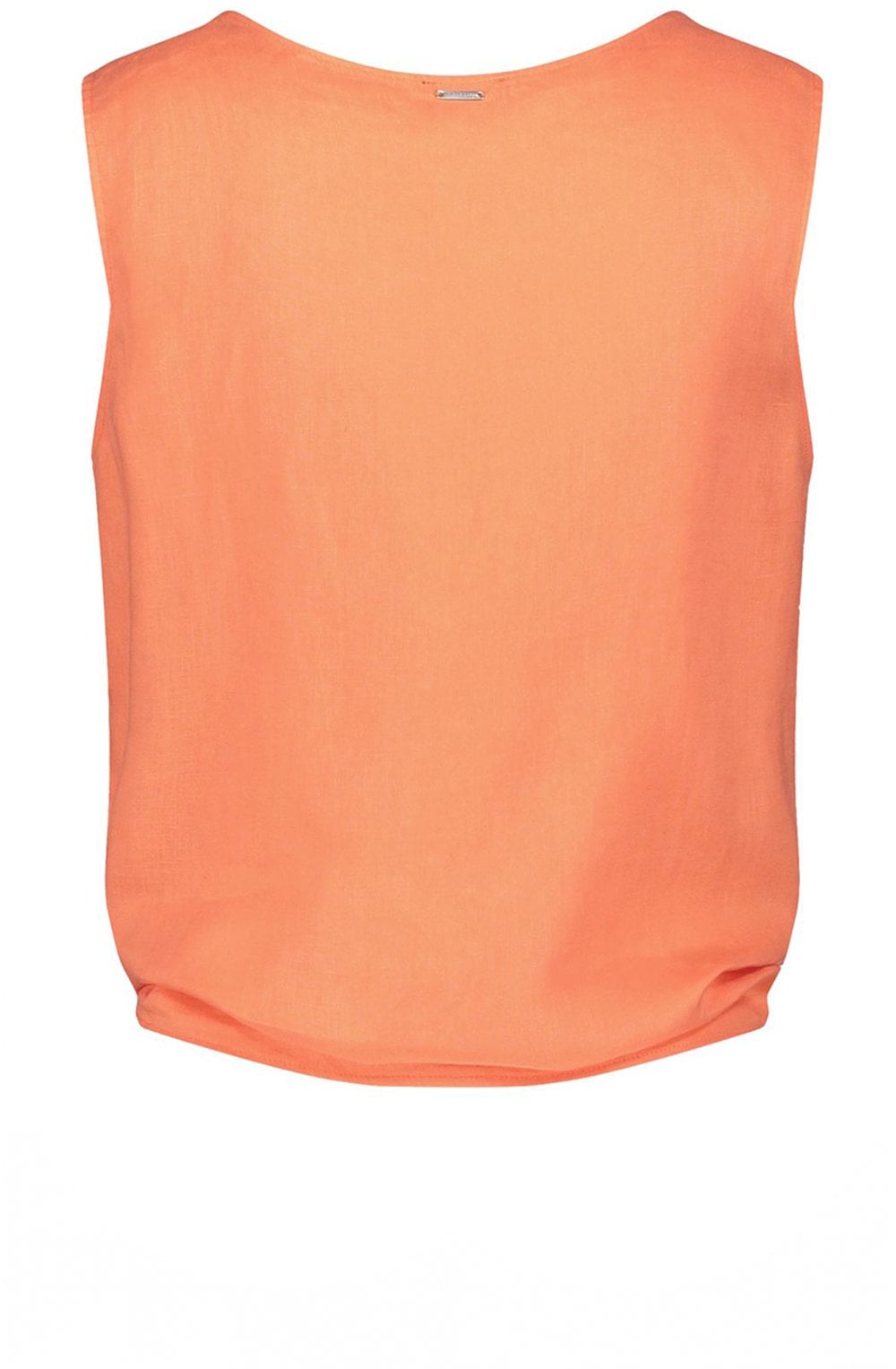 Coral Sleeveless Blouse