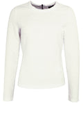 Cream Floral Embossed Top