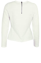 Cream Floral Embossed Top