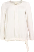 Cream Silky Front Blouse