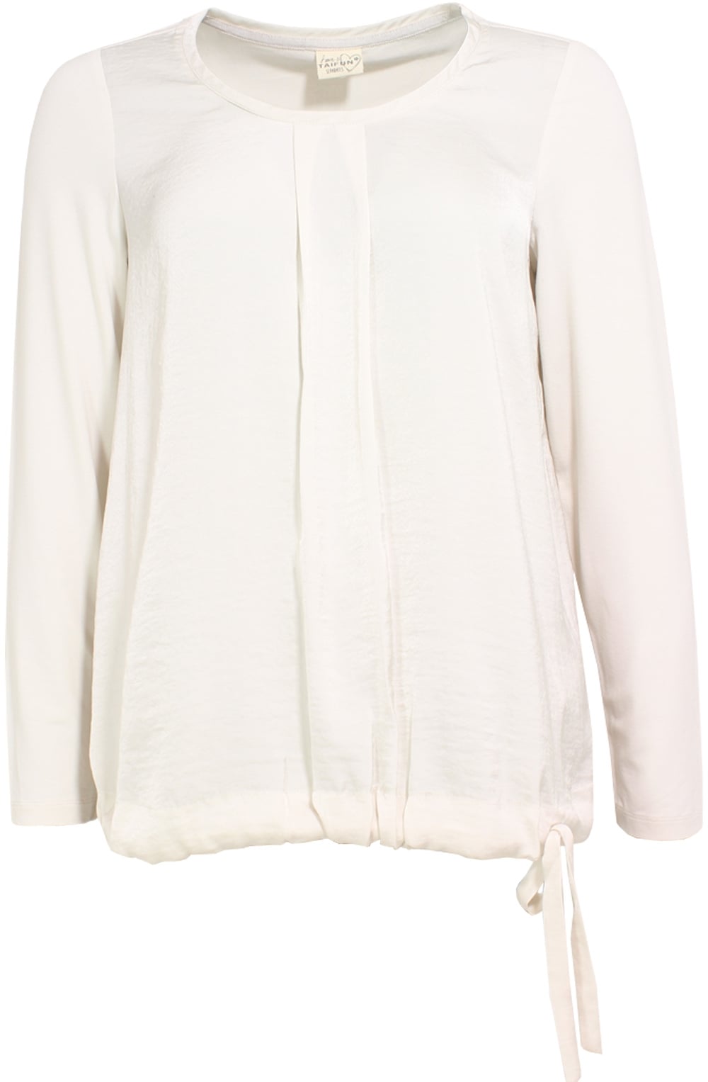 Cream Silky Front Blouse