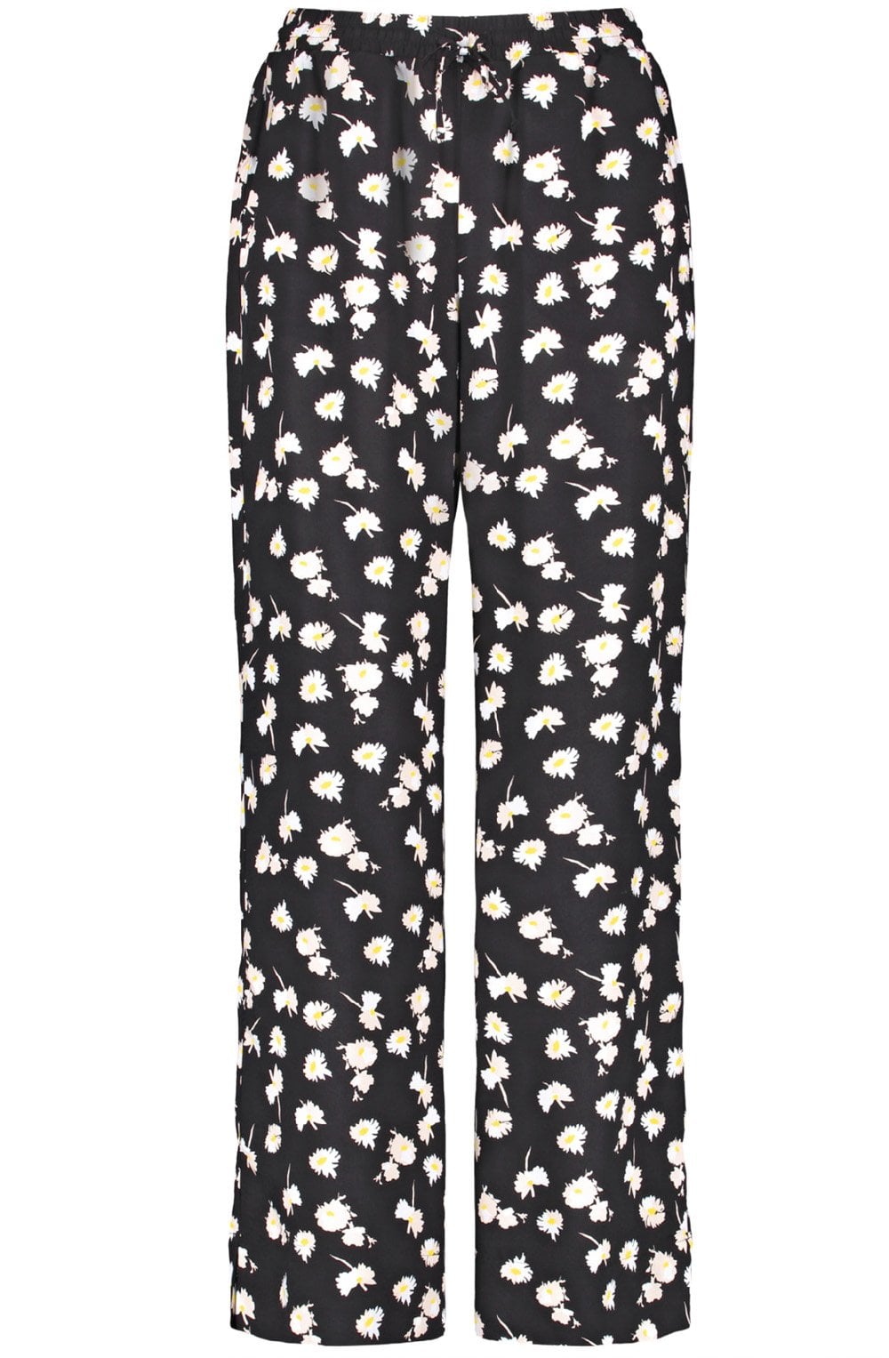 Daisy Print Palazzo Trousers