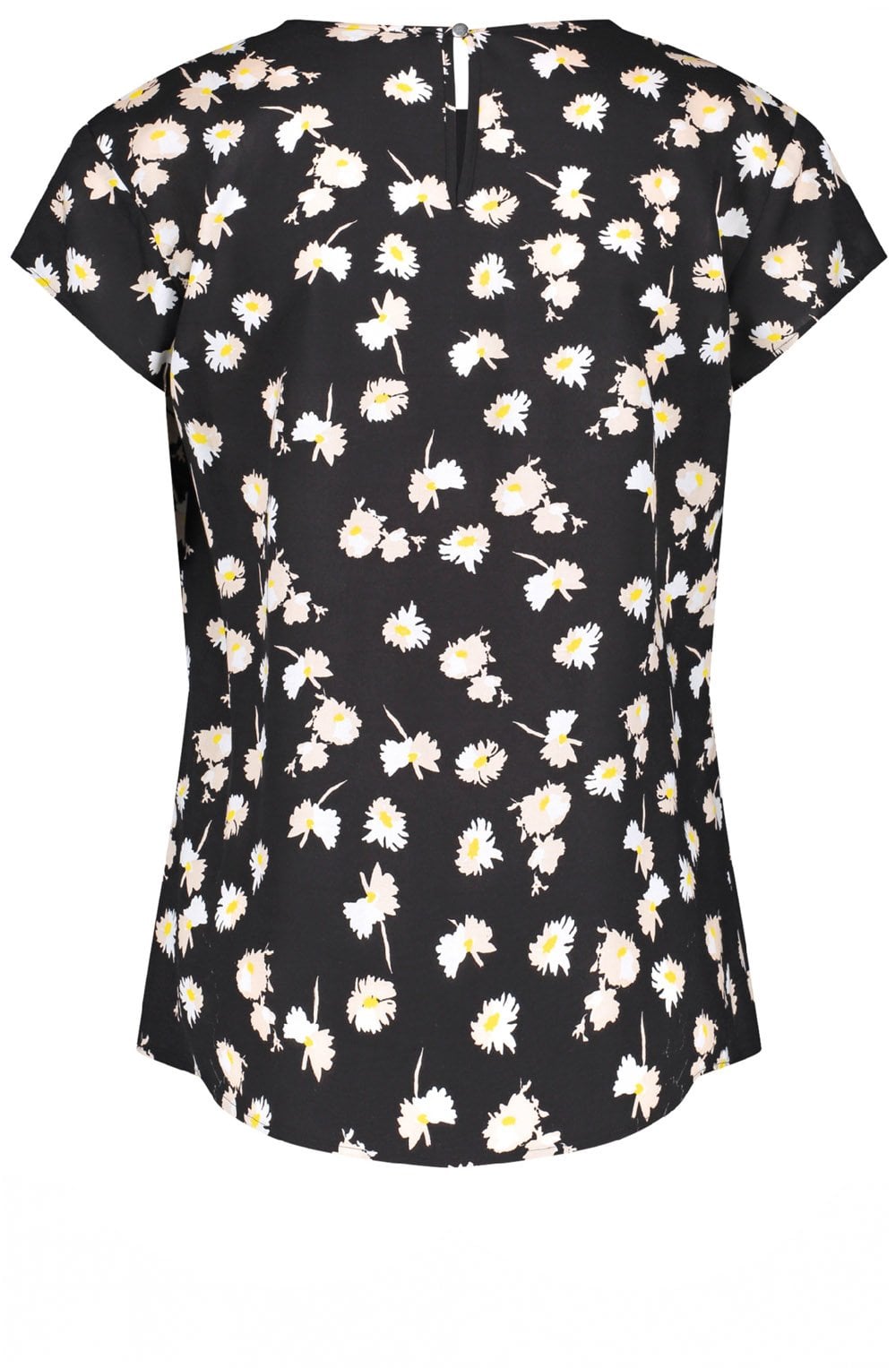 Daisy Print Pleated Blouse