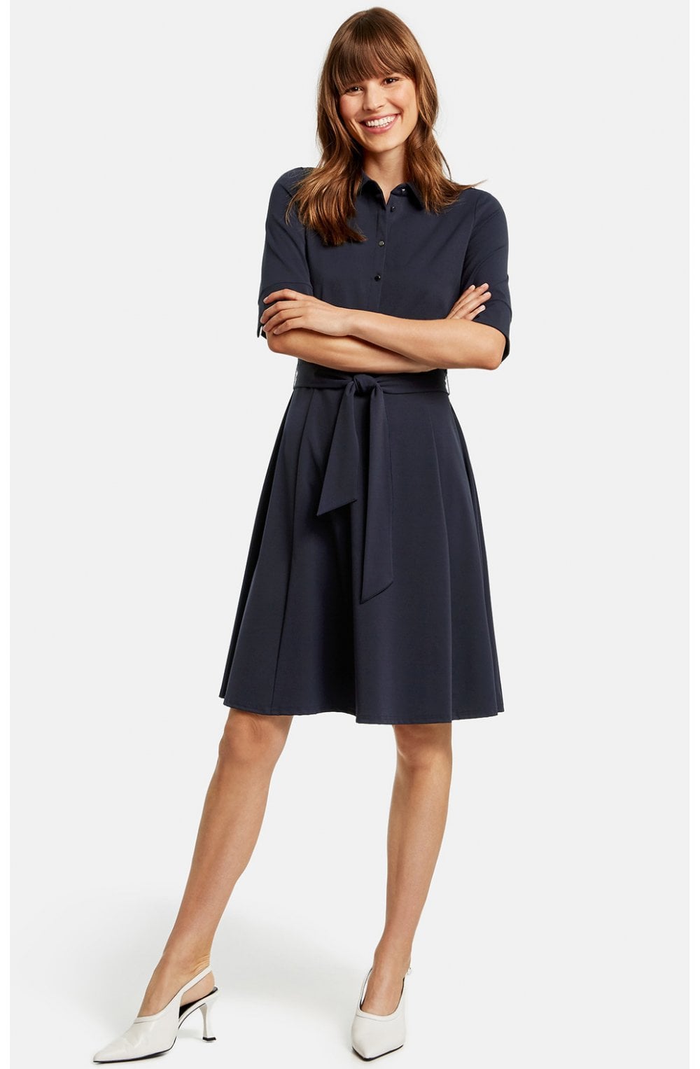 Dark Navy Shirt Dress