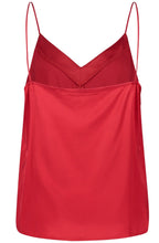Digital Red Satin Camisole