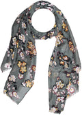 Evergreen Floral Scarf