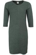 Evergreen Ribbed Dress