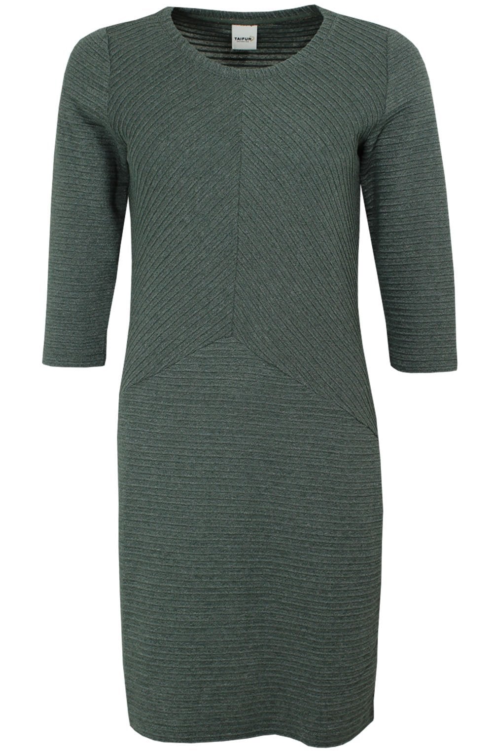Evergreen Ribbed Dress