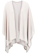 Fine Knit Stone Poncho