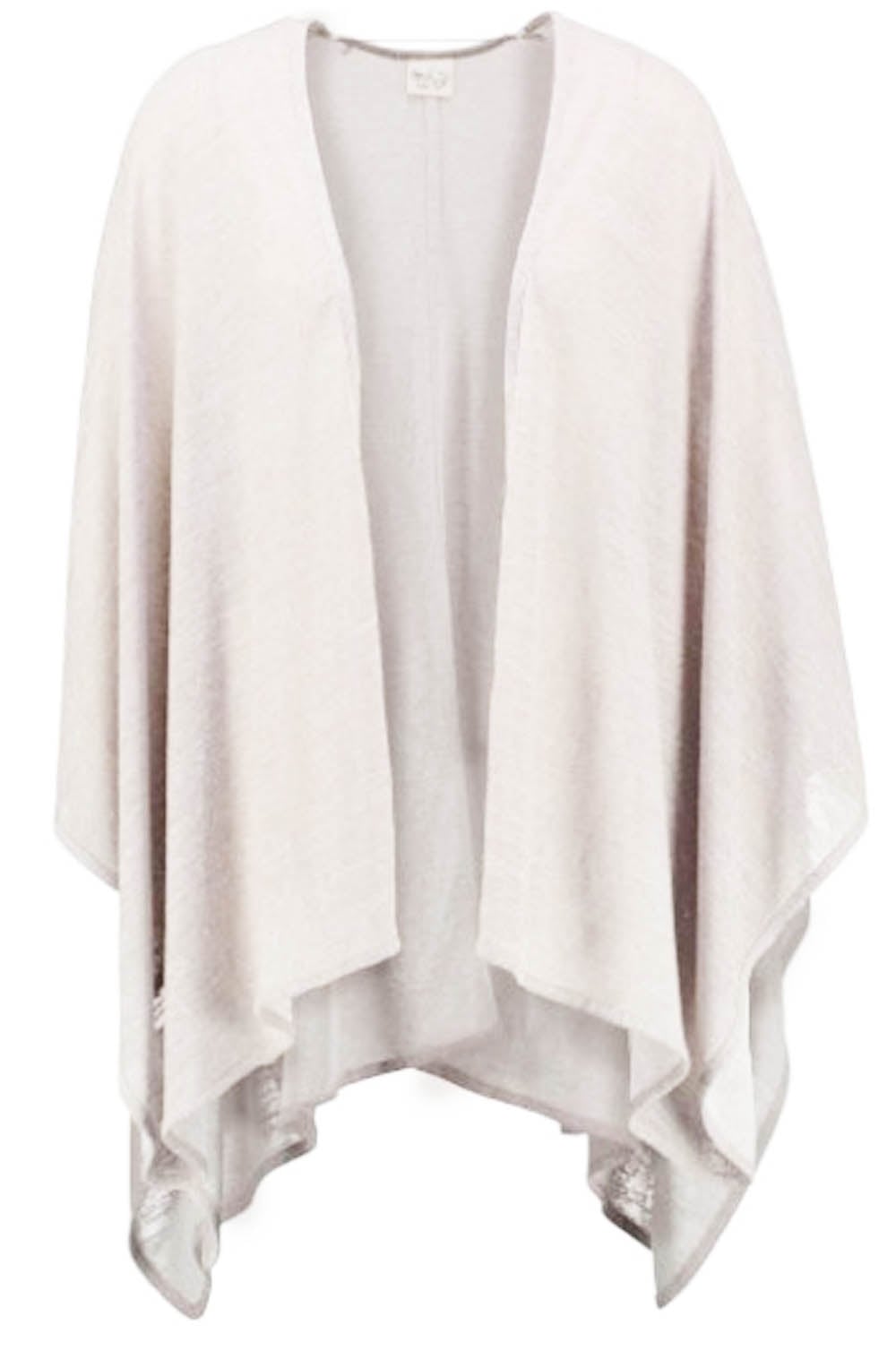 Fine Knit Stone Poncho