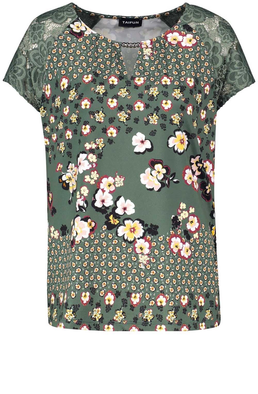 Floral Lace Detailed Top