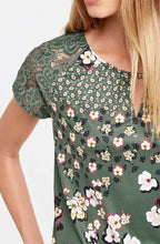 Floral Lace Detailed Top