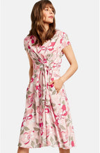 Floral Print Wrap Effect Dress