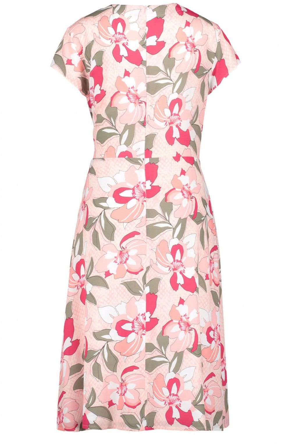 Floral Print Wrap Effect Dress