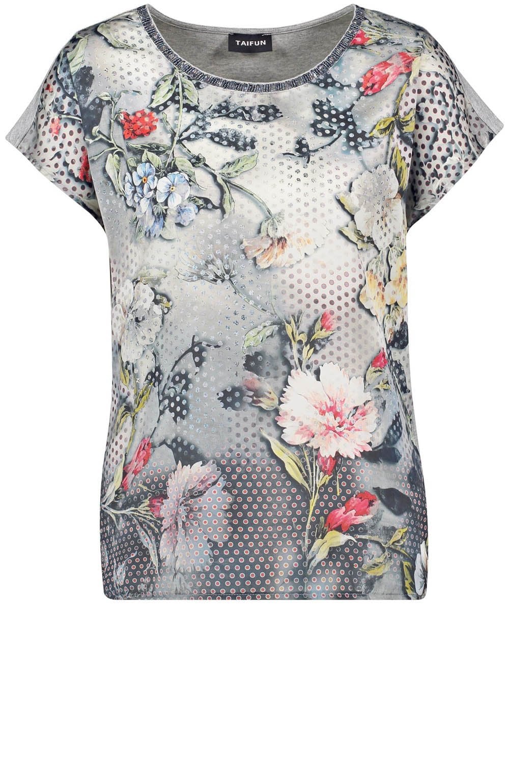 Floral Spotted T Shirt