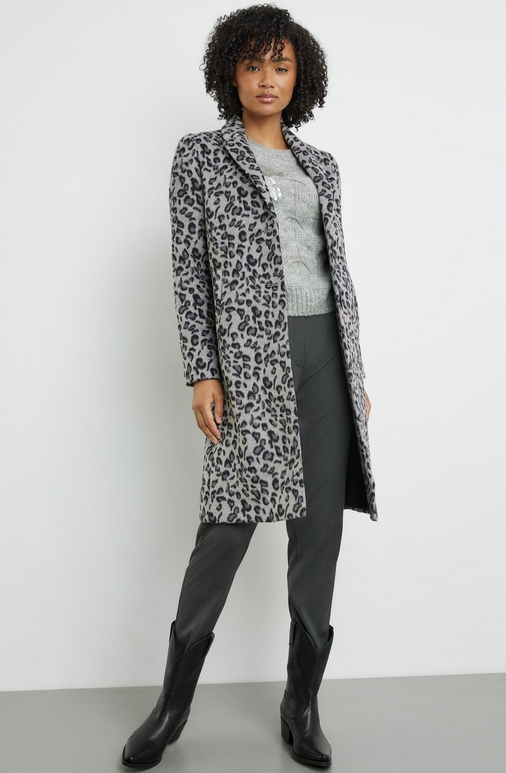 Fog Leopard Super Soft Coat